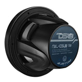 DS18 NXL-10SUB/BK 10-Inch Powersports Subwoofer with Enclosure – 300 Watts RMS, 4 Ohm Single Voice Coil, Black with Covers