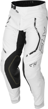 Fly Racing Evolution DST Le Flash Pants White/Silver Size 30 – Motorcycle Off-Road Riding Gear for Honda, Yamaha, Kawasaki, Suzuki, KTM, and More