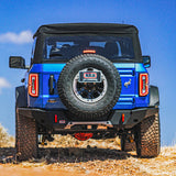ARB Rear Bumper for Ford Bronco Wide Fender Models with Tow Bar and LED License Plate – Part Number 5680010B