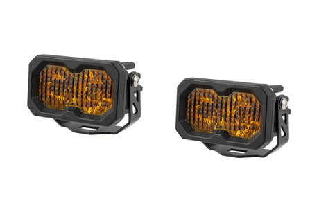 Diode Dynamics C2 2.0 Max Yellow Combo/Driving Standard ABL (Pair)