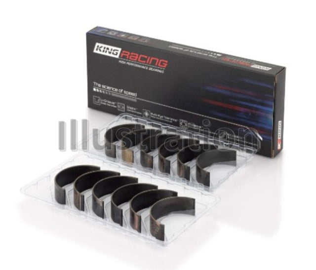 King Engine Bearings 09-15 Nissan GT-R VR38DETT (Size STDX) Tri-Metal Performance Rod Bearing Set