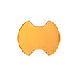 KC HiLiTES SlimLite 6in Light Shield - Spread Beam - Amber