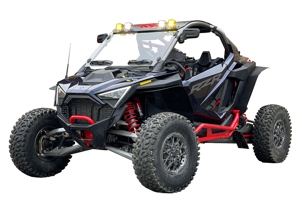 SPIKE Over Fenders Black Set for 2022 Polaris RZR Pro R Models - Part Number 44-4600W