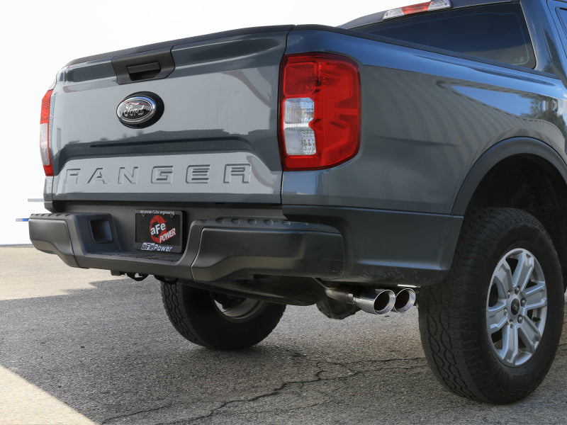 aFe Vulcan Series 2.5-3 Inch Cat-Back Exhaust System with Polished Tips for Ford Ranger 2024-2025 2.3L Turbo I4