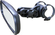 ATV TEK Clearview UTV Mirror Black with 360° Adjustable Ball Mount for All Tubular Roll Cages 1"-2.5" – Fits Polaris RZR, Can-Am Maverick, Yamaha YXZ, and More