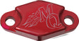 MODQUAD PB-1RD Brake Block Off Plate (Red) for Honda TRX400X and TRX400EX Models