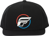 Fly Racing Fly Half Wing Hat Black - Adjustable Snapback Cap for Motorcycle and ATV Enthusiasts