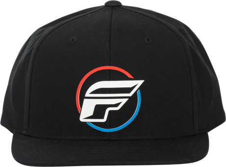 Fly Racing Fly Half Wing Hat Black - Adjustable Snapback Cap for Motorcycle and ATV Enthusiasts