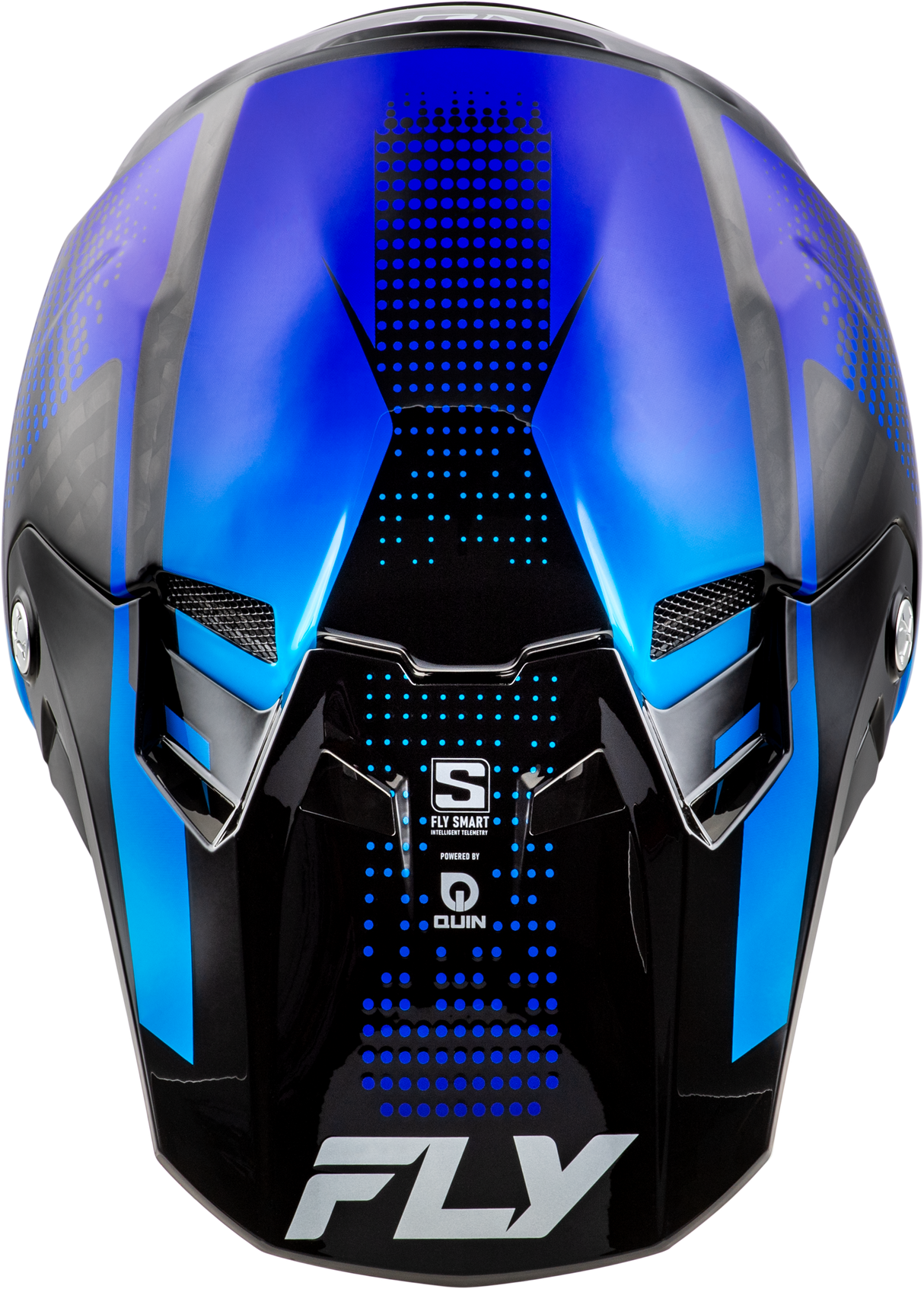 Fly Racing Formula S Carbon Protocol Helmet for Motocross and Off-Road - Black/Blue, Large - Model 73-4466L