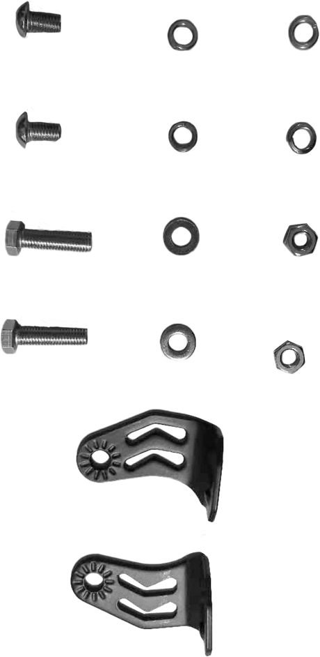 OPEN TRAIL B15 End Bracket Kit for Jeep Wrangler, Toyota Tacoma, Ford Ranger - Mounting Arm for Stealth Series Lights
