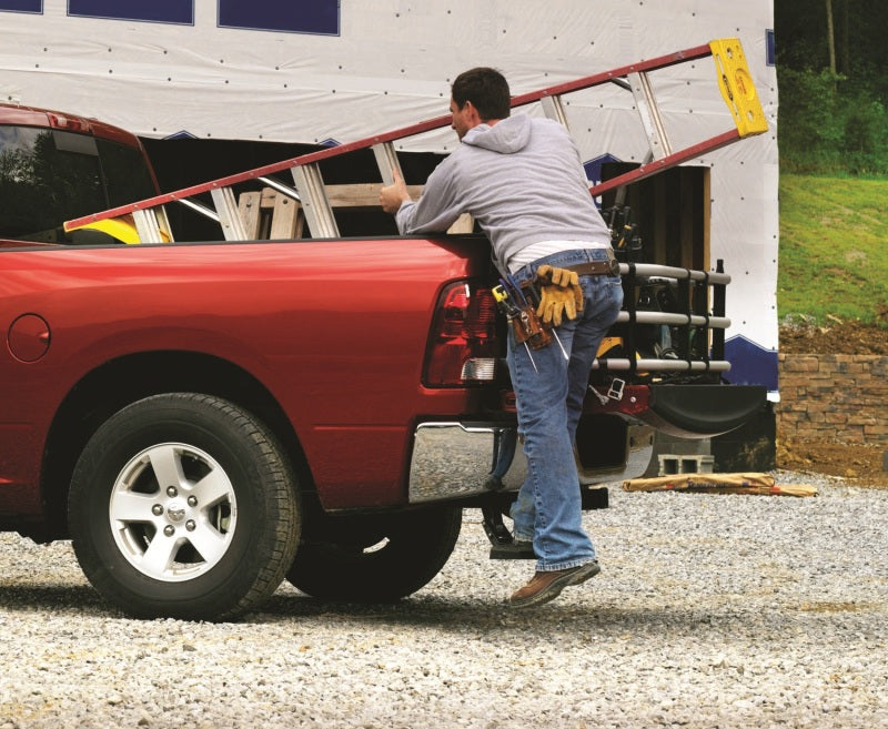 AMP Research BedStep Retractable Rear Bumper Access Step for Dodge Ram 1500 and 2500 (2009-2018)