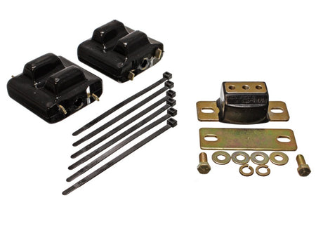 Energy Suspension 3.1128G Performance Polyurethane Motor & Transmission Mounts for GMC R2500 Suburban (1987-1991, 2WD) with Zinc Finish