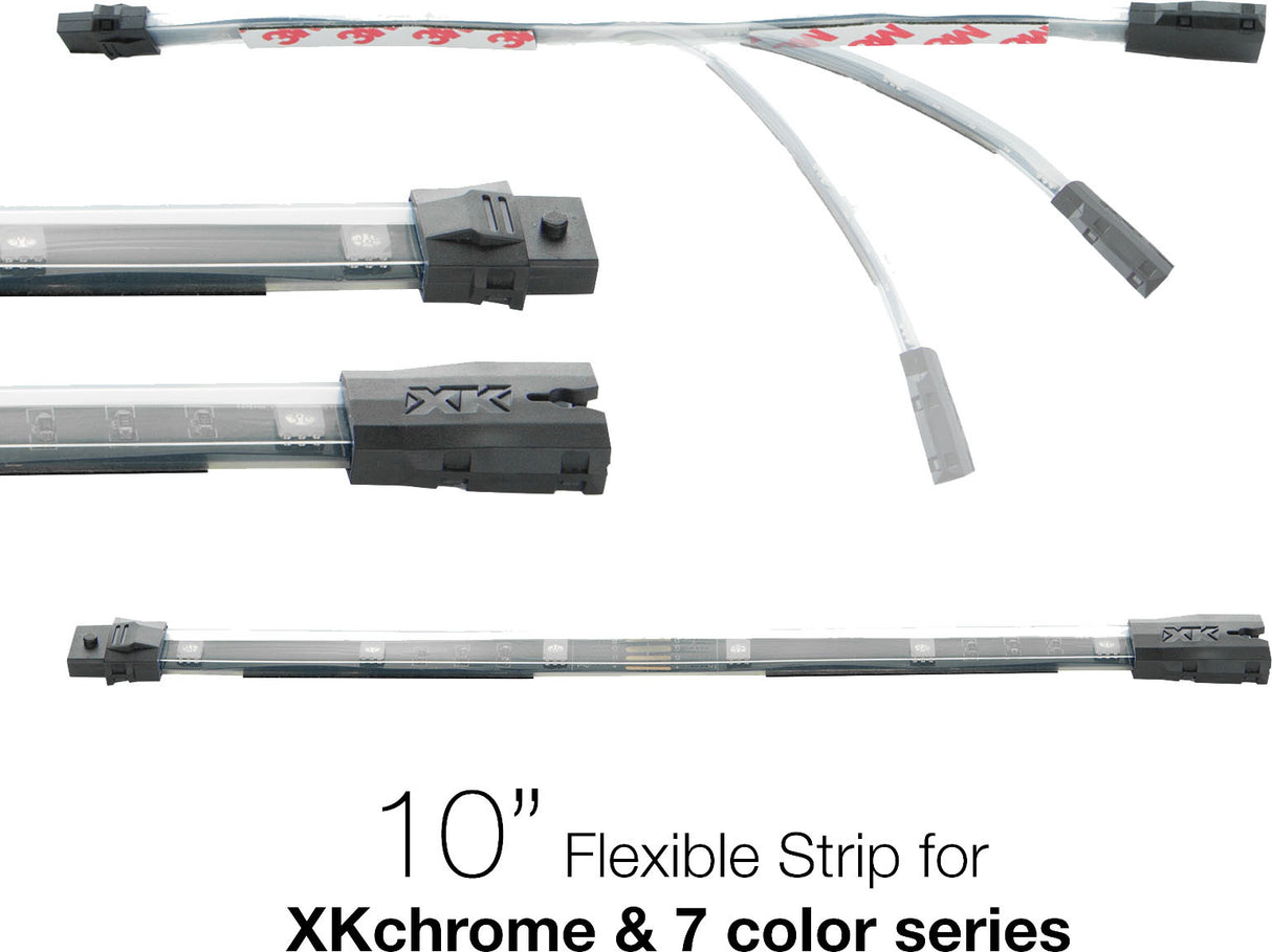 XK GLOW 10-inch Flex LED Strip for 2nd Generation XK Chrome & 7-Color Series Vehicles