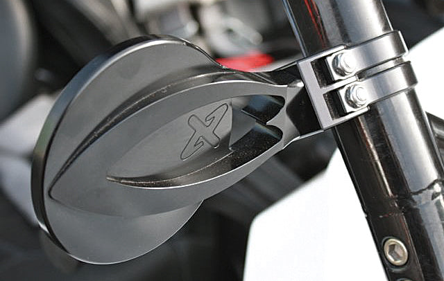 AXIA MODCSM-BK 4.0-Inch Panoramic Side Mirror with Clamp Mount for Cars and Trucks