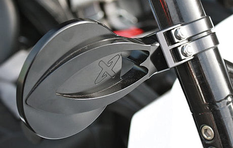 AXIA MODCSM-BK 4.0-Inch Panoramic Side Mirror with Clamp Mount for Cars and Trucks