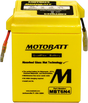 Motobatt MBT6N4 Quadflex Sealed AGM Motorcycle Battery for Cruiser and Touring Bikes