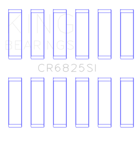King Engine Bearings Chrysler 226 (3.7L) (Size +0.50mm) Connecting Rod Bearing Set