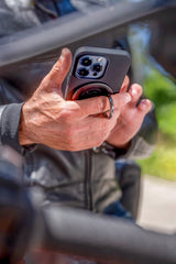 SP CONNECT Magnetic Ring Mount SPC+ Black – Compatible with MagSafe for iPhone 12/13/14 and More