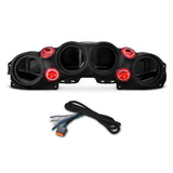 DS18 JL-SBAR/BK.HT Speaker Harness for Jeep JL/JLU/JT 2018-2023 – Fits 4x8 Inch Speakers