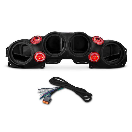DS18 JL-SBAR/BK.HT Speaker Harness for Jeep JL/JLU/JT 2018-2023 – Fits 4x8 Inch Speakers
