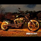 XK GLOW 18-piece 7-Color LED Light Kit with Remote Control for Automotive and Marine Applications