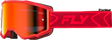 Youth Zone Goggle Red/Crimson W/ Red Mirror/Smoke Lens