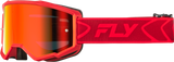 Youth Zone Goggle Red/Crimson W/ Red Mirror/Smoke Lens