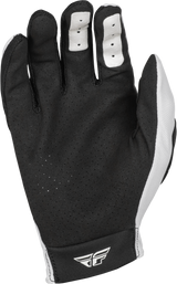 Fly Racing Lite Gloves White/Black X-Small - Offroad MX Gloves for Motocross and ATV