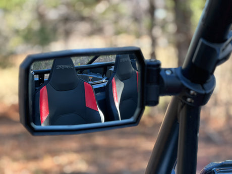 SEIZMIK Trailrider Side Mirror with Adjustable Shatter-Resistant Glass for ATV and UTV