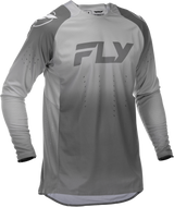 Fly Racing Evolution DST Jersey White/Grey - Bicycle Jersey for Mountain and Road Bikes