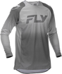 Fly Racing Evolution DST Jersey White/Grey - Bicycle Jersey for Mountain and Road Bikes