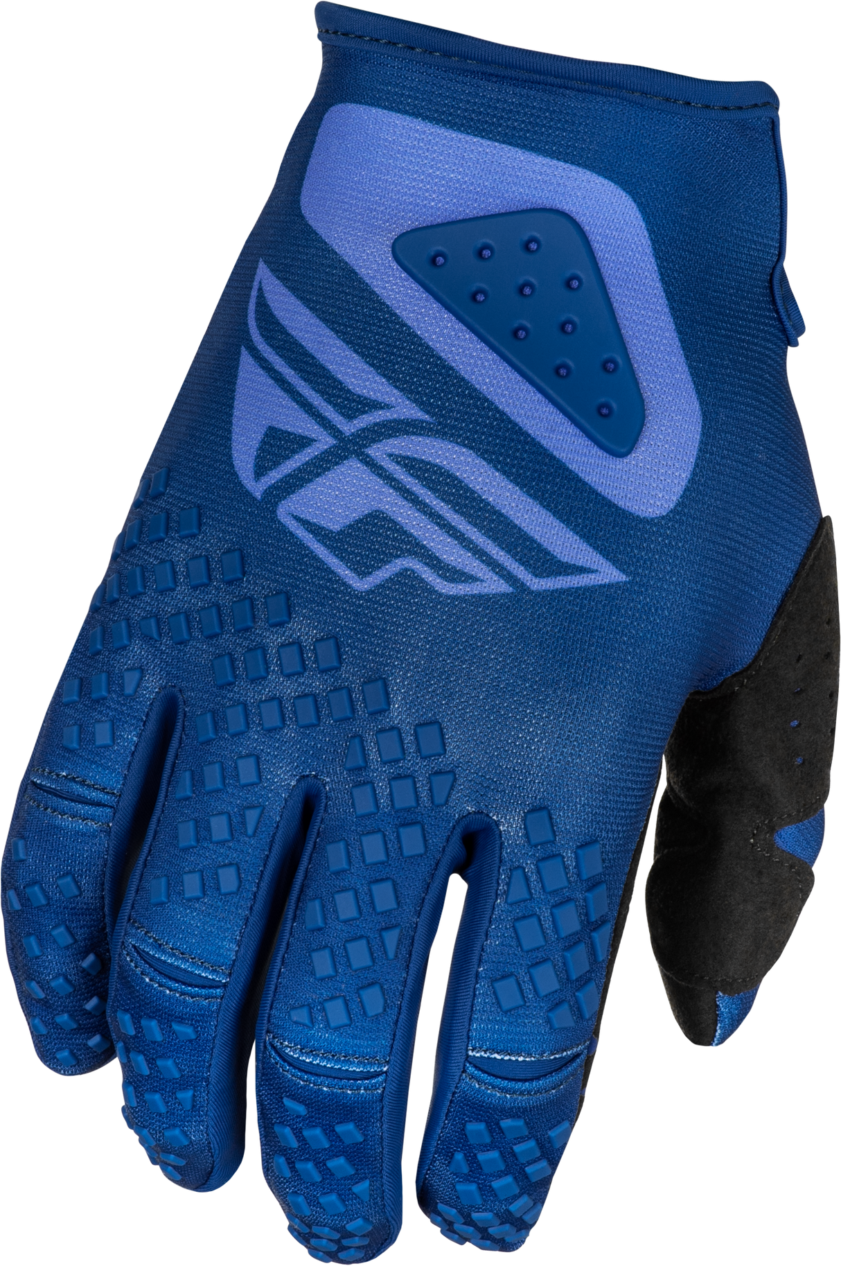 Fly Racing Kinetic Sym Gloves Ultramarine/Dark Blue for Motorcycle and ATV Riders