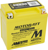Motobatt MBTZ7S Quadflex AGM Sealed Motorcycle Battery for Honda, Yamaha, Kawasaki, Suzuki, and More