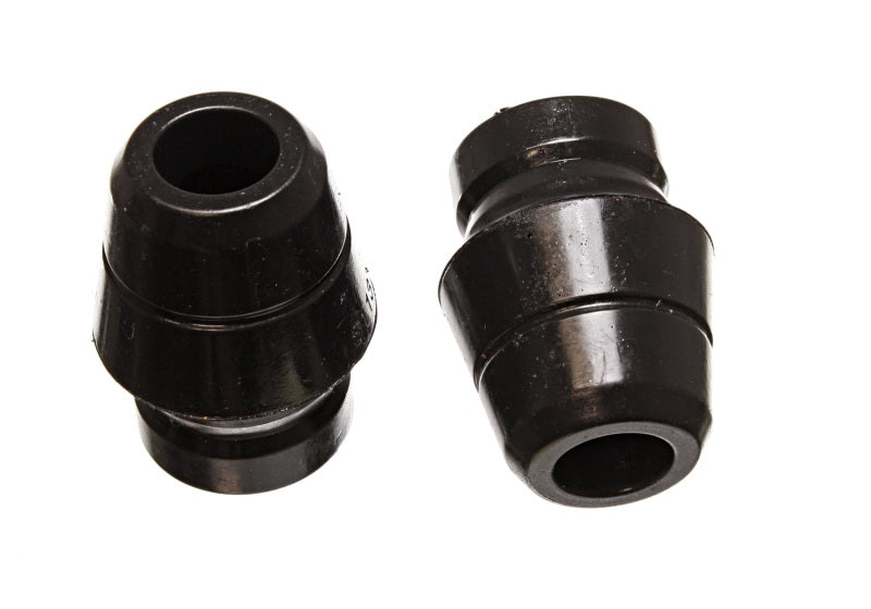 Energy Suspension 2.9101G Front Bump Stop Set for 1988-1994 Jeep Wrangler YJ/TJ - Black Performance Polyurethane