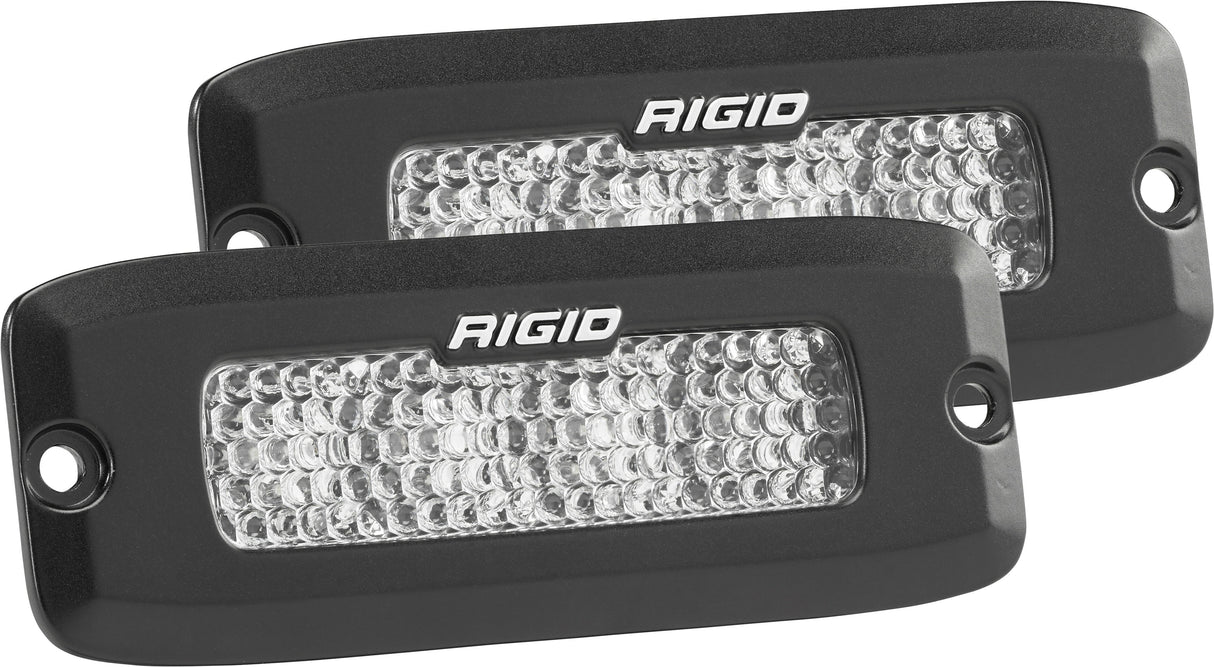 RIGID Sr Q Pro Series Diffused Back Up Light Kit - Flush Mount for Pickup Trucks and SUVs