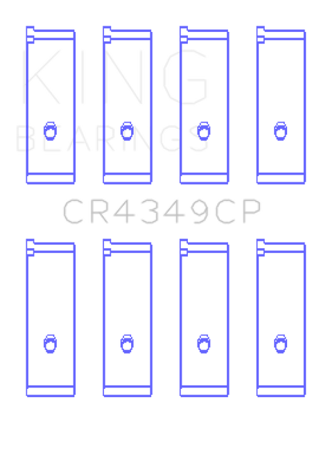 King Engine Bearings Toyota Scion XA/XB 1NZFE (Size 0.5) Tri-Metal Copper Lead Rod Bearing Set