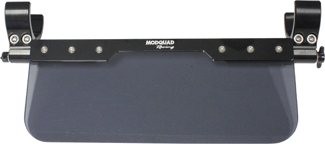 MODQUAD Sun Visor 10-Inch with 1.875-Inch Bar Smoked for Off-Road Vehicles