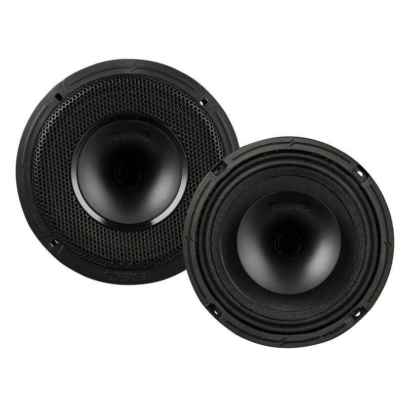 DS18 PRO-HY6.2MSL 6.5-Inch 150W RMS 2 Ohm Mid-Range Loudspeaker for Car Audio with Shallow Grill