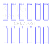 King Engine Bearings Opel X30Xe (Ecotech) (Size +0.50mm) Connecting Rod Bearing Set
