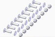 KFI Plow Flap Hardware Kit