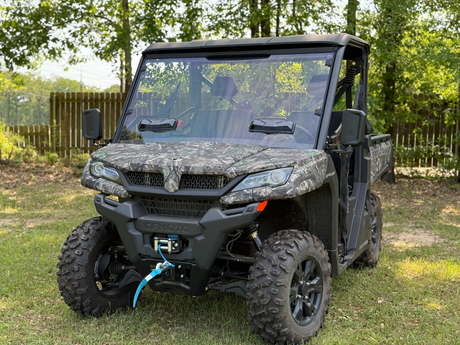 Seizmik Versa Vented Windshield Hard Coated for Polaris RZR with Pro-Fit Roll Cage