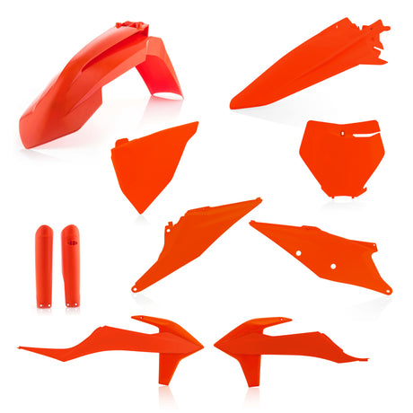 Acerbis Full Plastic Kit for KTM 125-450 SX/SX-F/XC-F/XC/XC-tpi (2019-2022) - Orange
