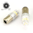 CYRON AB7507E-A LED Bau15s Py21w Amber Pair with Single Contact and Offset Pin - Fits Automotive Turn Signal and Brake Lights