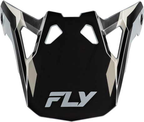 Fly Racing Formula CP Seal Visor in Black, Grey & Light Grey for Off-Road and Motocross Bikes