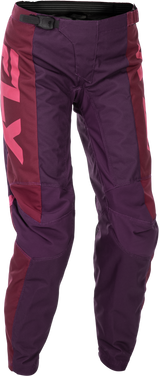 Fly Racing Women's F 16 Pants Pink/Mauve Size 13/14 - Durable Motorcycle Riding Gear for Honda, Yamaha, Kawasaki, Suzuki, and More