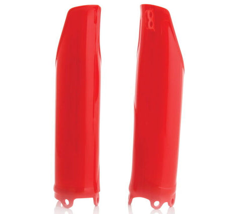 Acerbis 2640300227 Red Lower Fork Cover Set for Honda CRF250R, CRF450R, and CRF450RX (2017-2018)