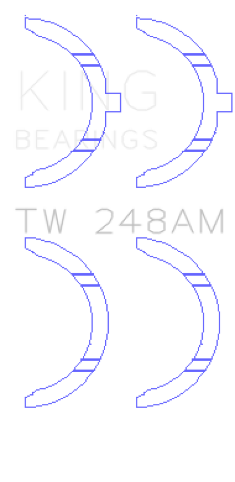 King Engine Bearings Toyota 3E/3EE/5EFE Thrust Washer Set