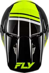 FLY Racing Kinetic Verdict Helmet for Off-Road Motorcycles – Black, Hi Vis, Grey, XL – DOT & ECE22.06 Approved