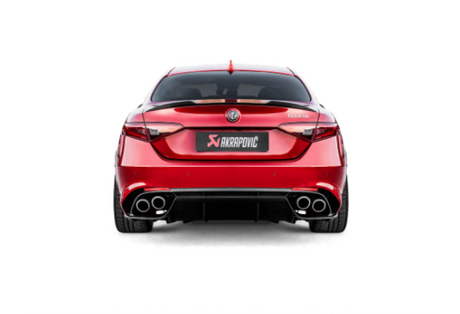 Akrapovic Evolution Line Cat Back Exhaust for 2017-2019 Alfa Romeo Giulia Quadrifoglio – Titanium