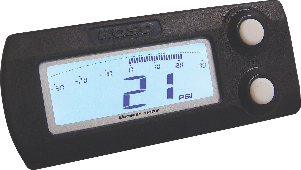 KOSO X 1 Boost Gauge for Turbo and Supercharged Vehicles - Model BA029000
